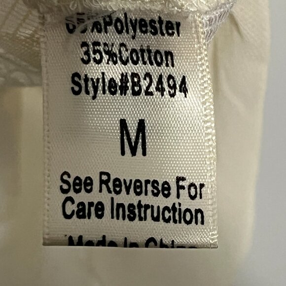 Womens Ivory Lace Ruffle Tank M Coquette Soft Girl Romantic Victorian Ethereal - Picture 8 of 10